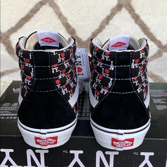VANS SK8-Hi The General I Love NY Black Men’s - Picture 10 of 16